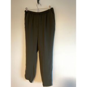 Vince Women's Pull-on Dress Pant Jogger Dark Green Size M # VO85621722